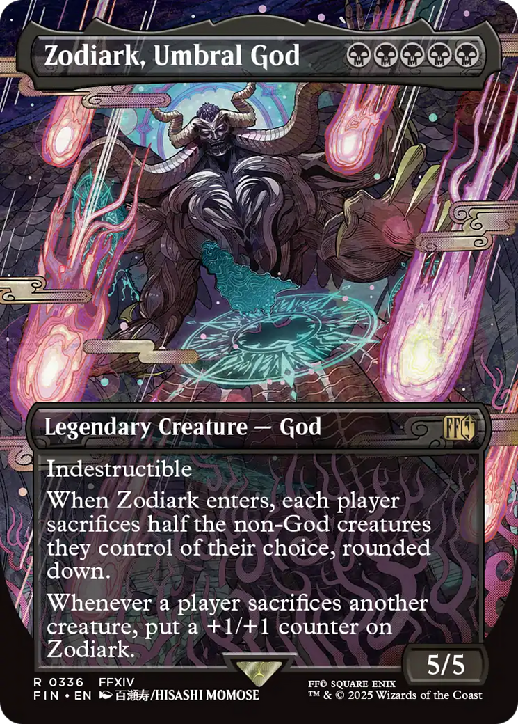 Zodiark, Umbral God (Borderless) [FINAL FANTASY] | Tabernacle Games