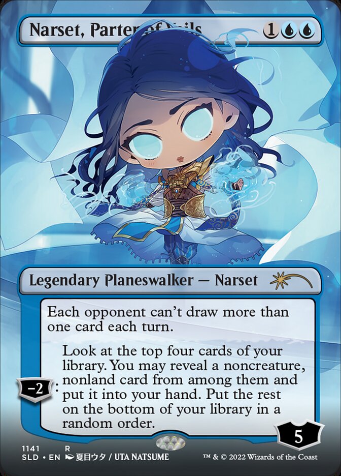 Narset, Parter of Veils (Borderless) [Secret Lair Drop Series] | Tabernacle Games