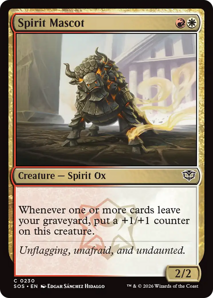 Spirit Mascot [Secrets of Strixhaven] | Tabernacle Games