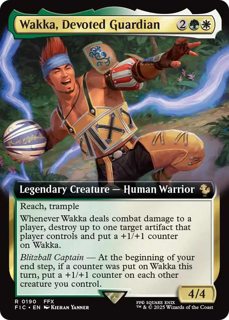 Wakka, Devoted Guardian (Extended Art) [FINAL FANTASY Commander] | Tabernacle Games