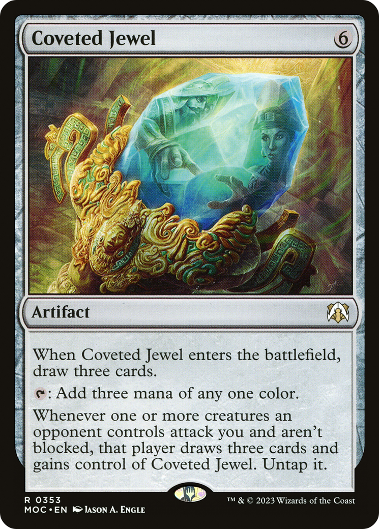 Coveted Jewel (Ripple Foil) [Modern Horizons 3 Commander] | Tabernacle Games