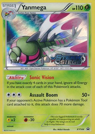 Yanmega (XY144) (Staff) [XY: Black Star Promos] | Tabernacle Games