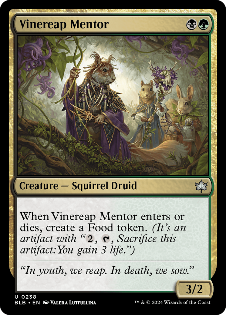 Vinereap Mentor [Bloomburrow] | Tabernacle Games