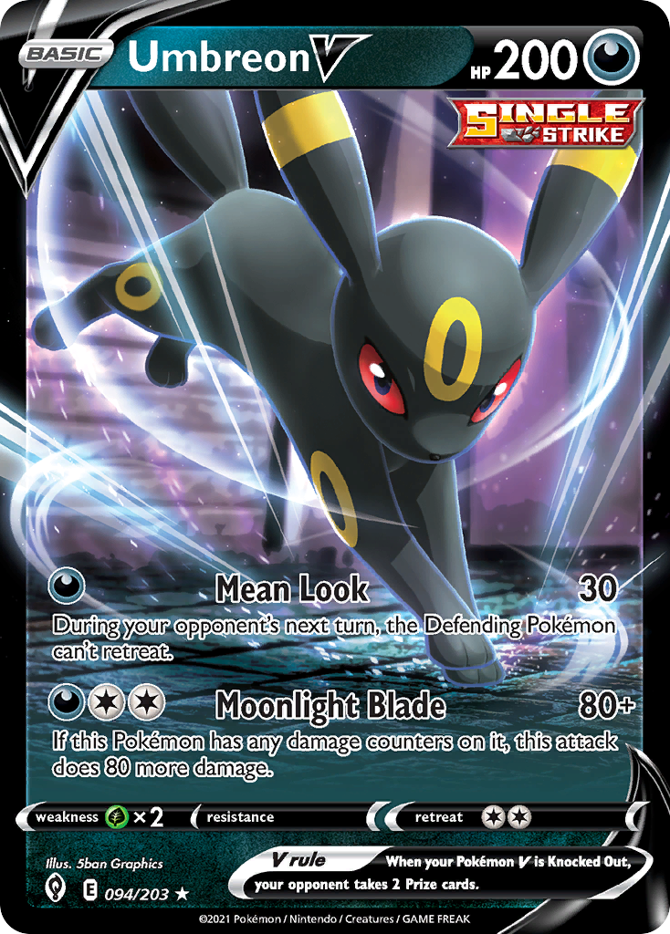 Umbreon V (094/203) (Intro Deck) [Sword & Shield: Evolving Skies] | Tabernacle Games