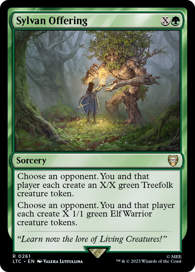 Sylvan Offering [The Lord of the Rings: Tales of Middle-Earth Commander] | Tabernacle Games