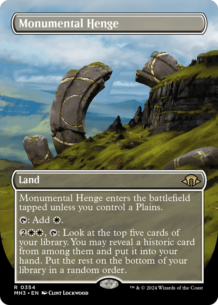 Monumental Henge (Borderless) [Modern Horizons 3] | Tabernacle Games