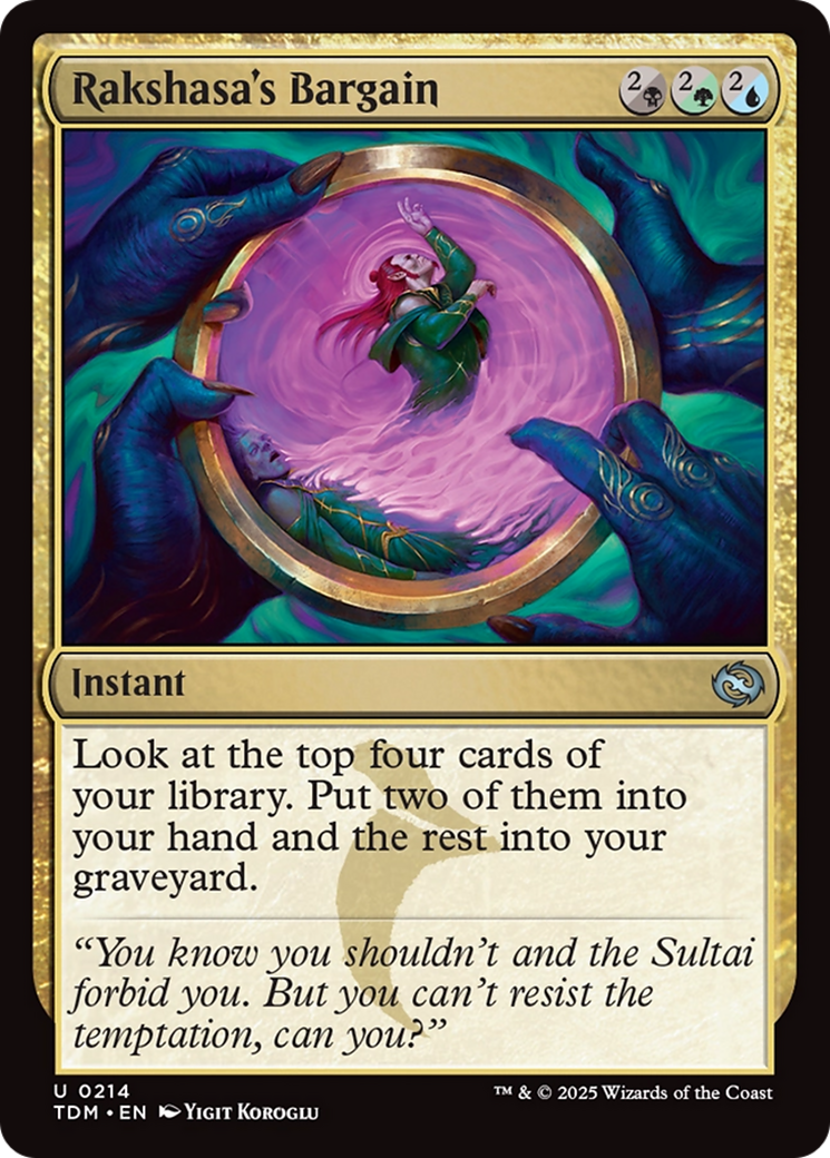 Rakshasa's Bargain [Tarkir: Dragonstorm] | Tabernacle Games