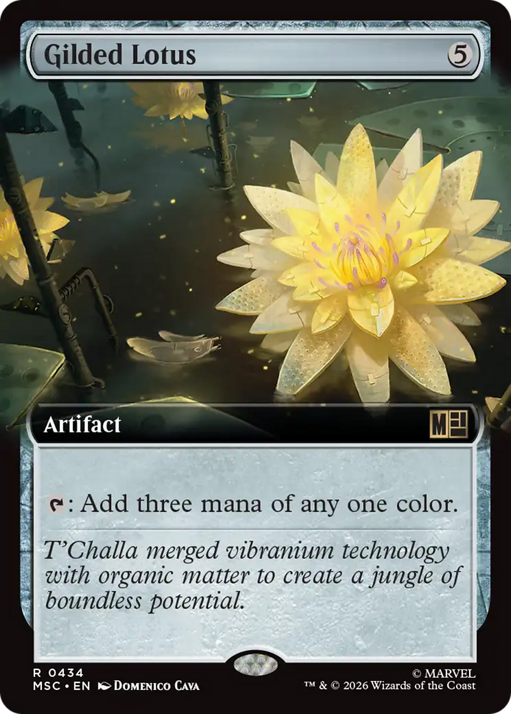 Gilded Lotus (Extended Art) [Marvel Super Heroes Commander] | Tabernacle Games