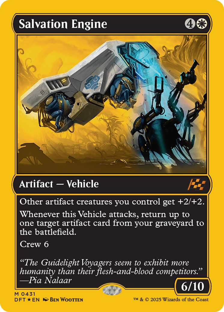 Salvation Engine (First-Place Foil) [Aetherdrift] | Tabernacle Games