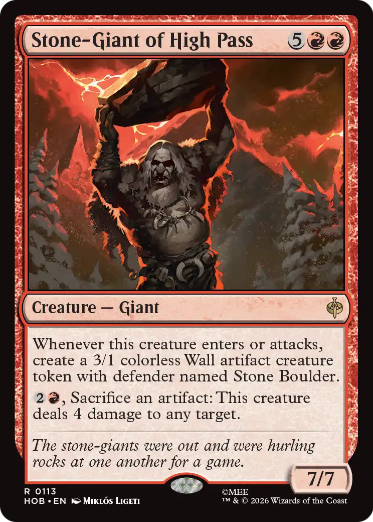 Stone-Giant of High Pass [The Hobbit] | Tabernacle Games