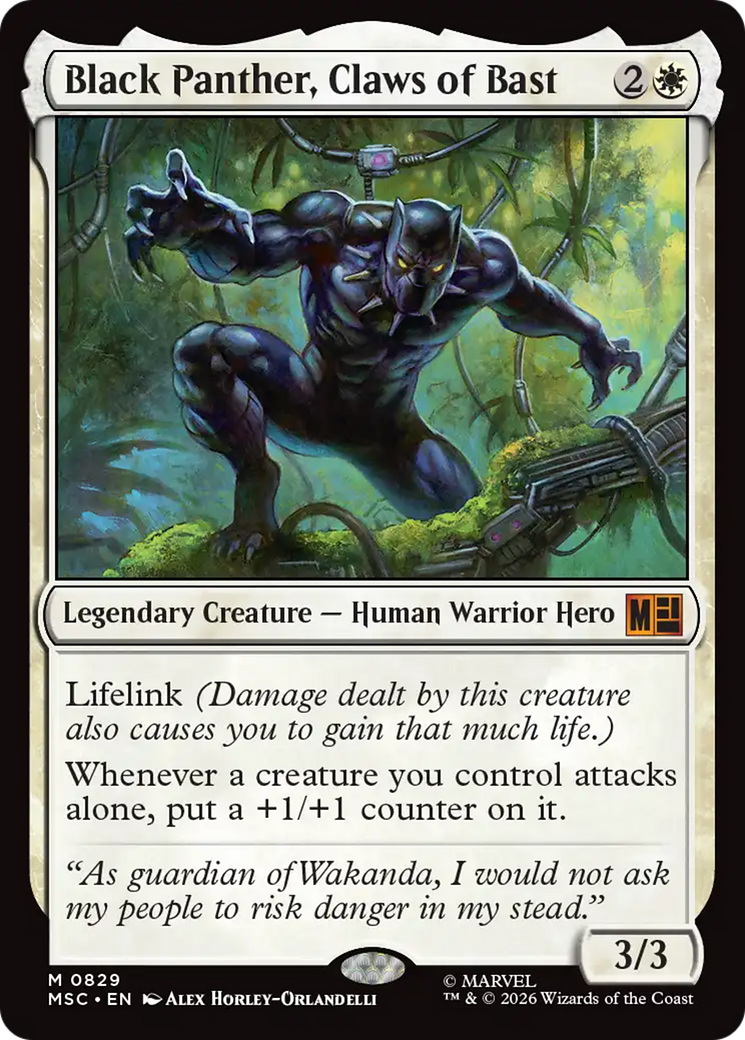 Black Panther, Claws of Bast [Marvel Super Heroes Commander] | Tabernacle Games