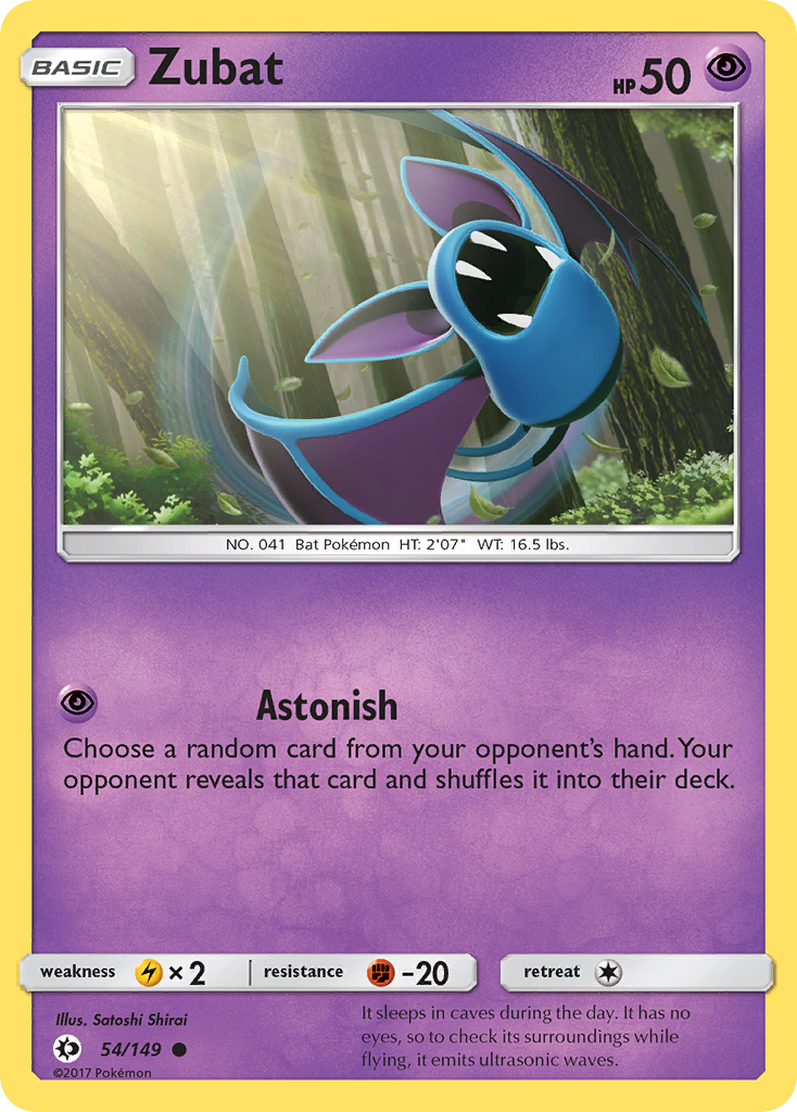 Zubat (54/149) [Sun & Moon: Base Set] | Tabernacle Games