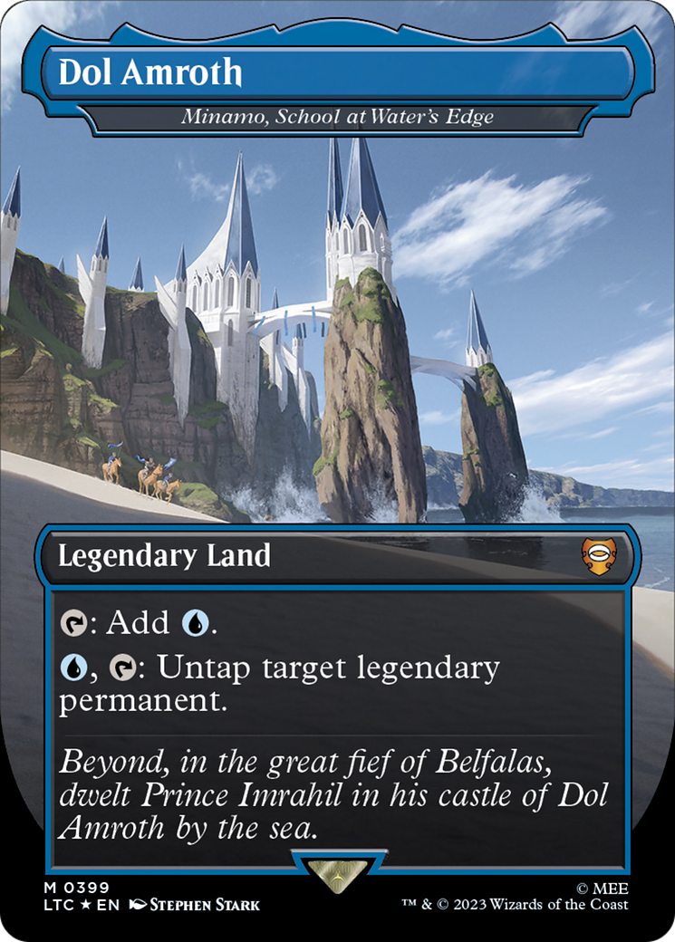 Dol Amroth - Minamo, School at Water's Edge (Surge Foil Realms and Relics) [The Lord of the Rings: Tales of Middle-Earth Commander] | Tabernacle Games