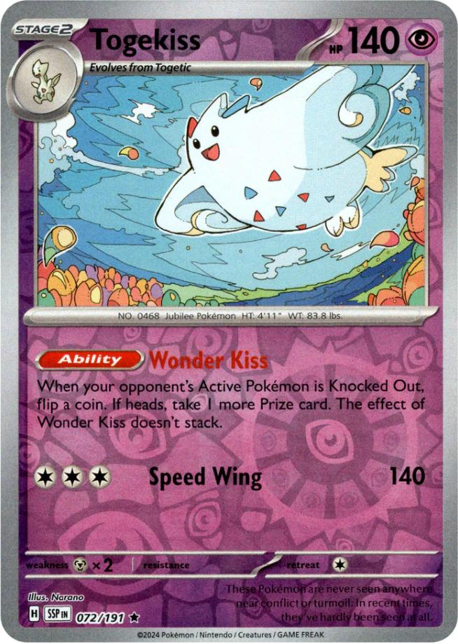 Togekiss (072/191) [Scarlet & Violet: Surging Sparks] | Tabernacle Games