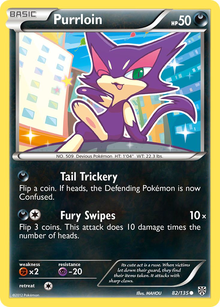 Purrloin (82/135) [Black & White: Plasma Storm] | Tabernacle Games
