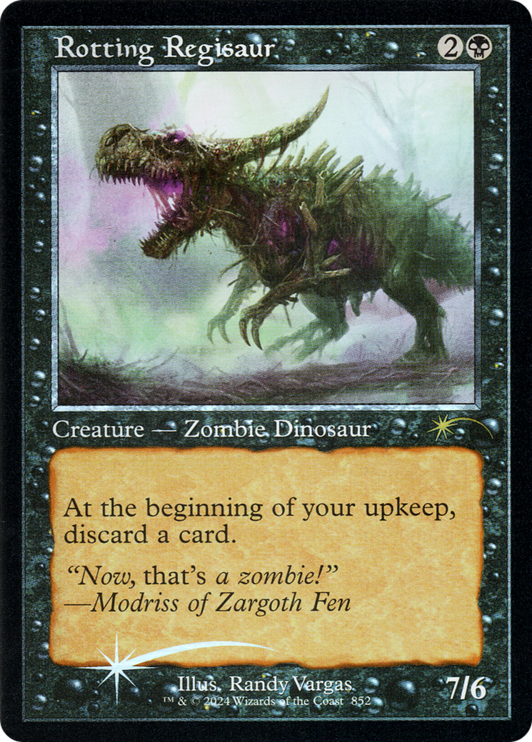 Rotting Regisaur (Retro Frame) [Secret Lair Drop Series] | Tabernacle Games