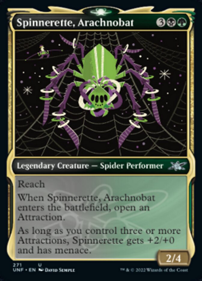Spinnerette, Arachnobat (Showcase) [Unfinity] | Tabernacle Games