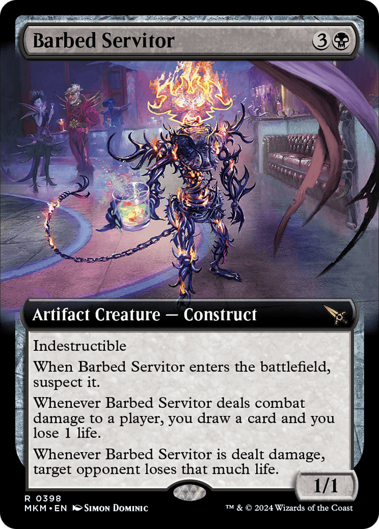 Barbed Servitor (Extended Art) [Murders at Karlov Manor] | Tabernacle Games