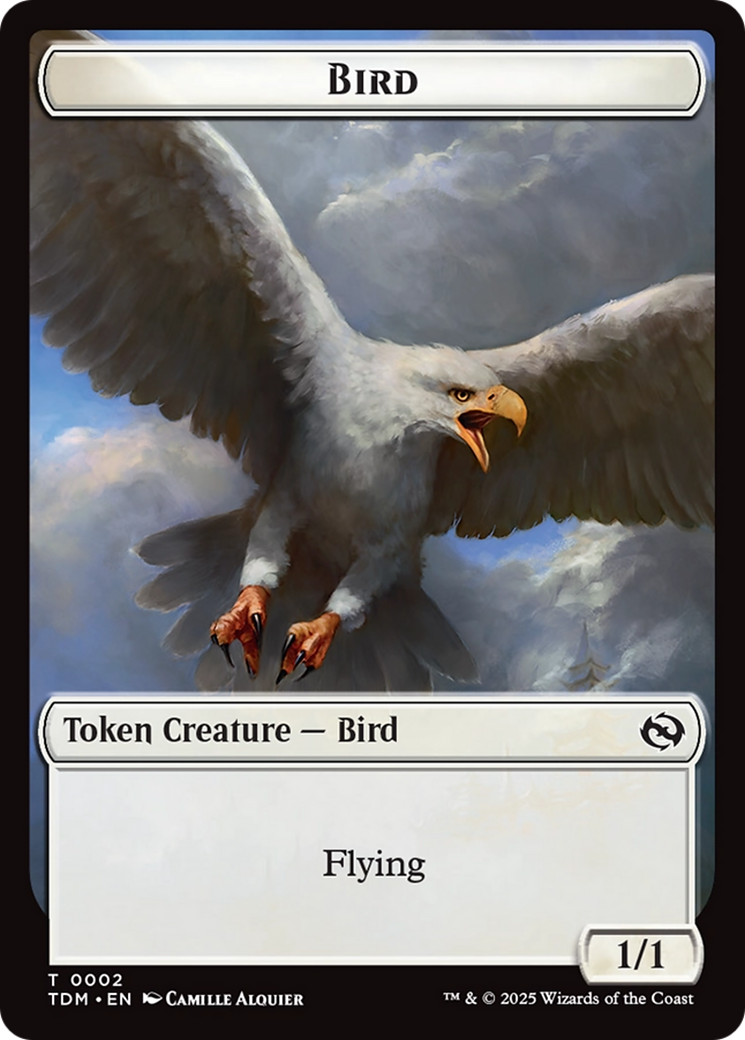 Inkling // Bird Double-Sided Token [Tarkir: Dragonstorm Commander Tokens] | Tabernacle Games