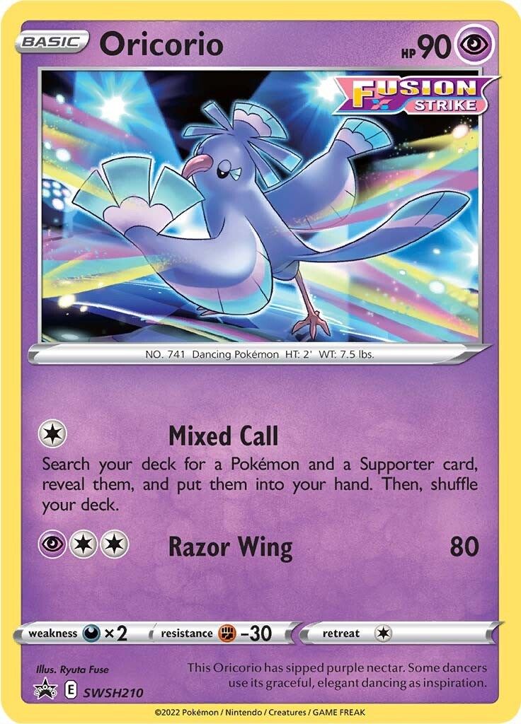 Oricorio (SWSH210) [Sword & Shield: Black Star Promos] | Tabernacle Games