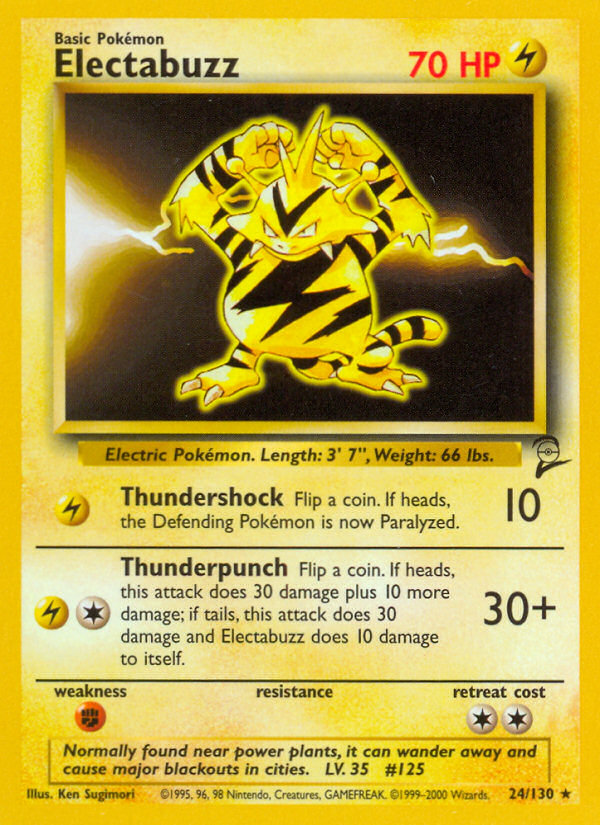 Electabuzz (24/130) [Base Set 2] | Tabernacle Games
