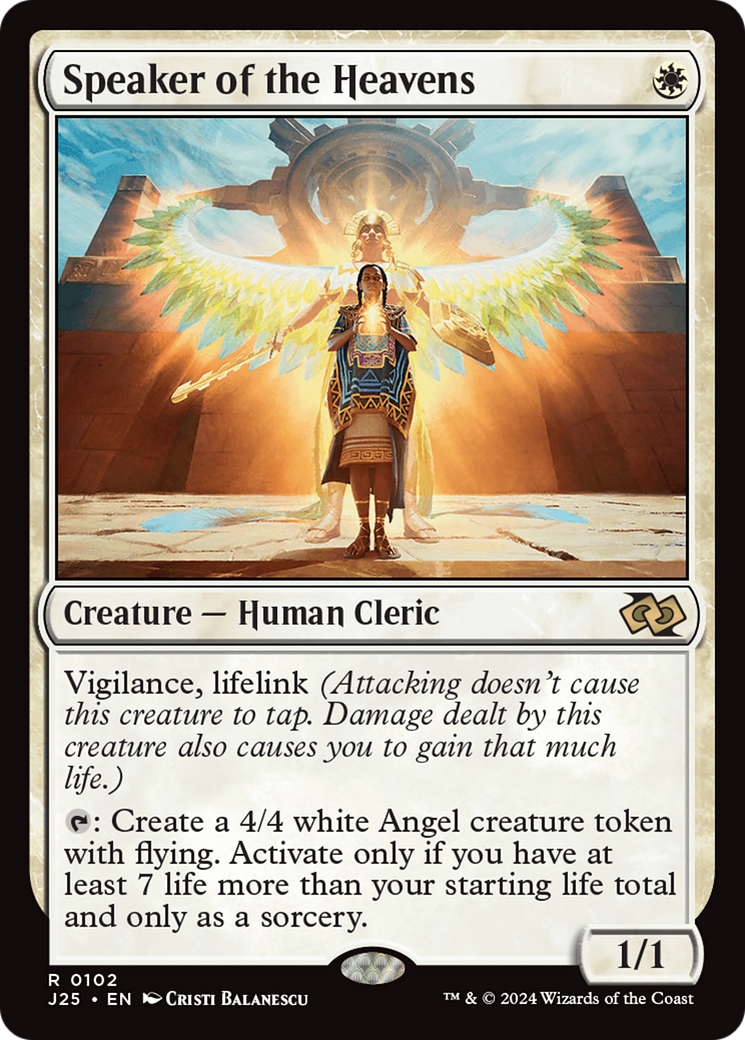 Speaker of the Heavens [Foundations Jumpstart] | Tabernacle Games