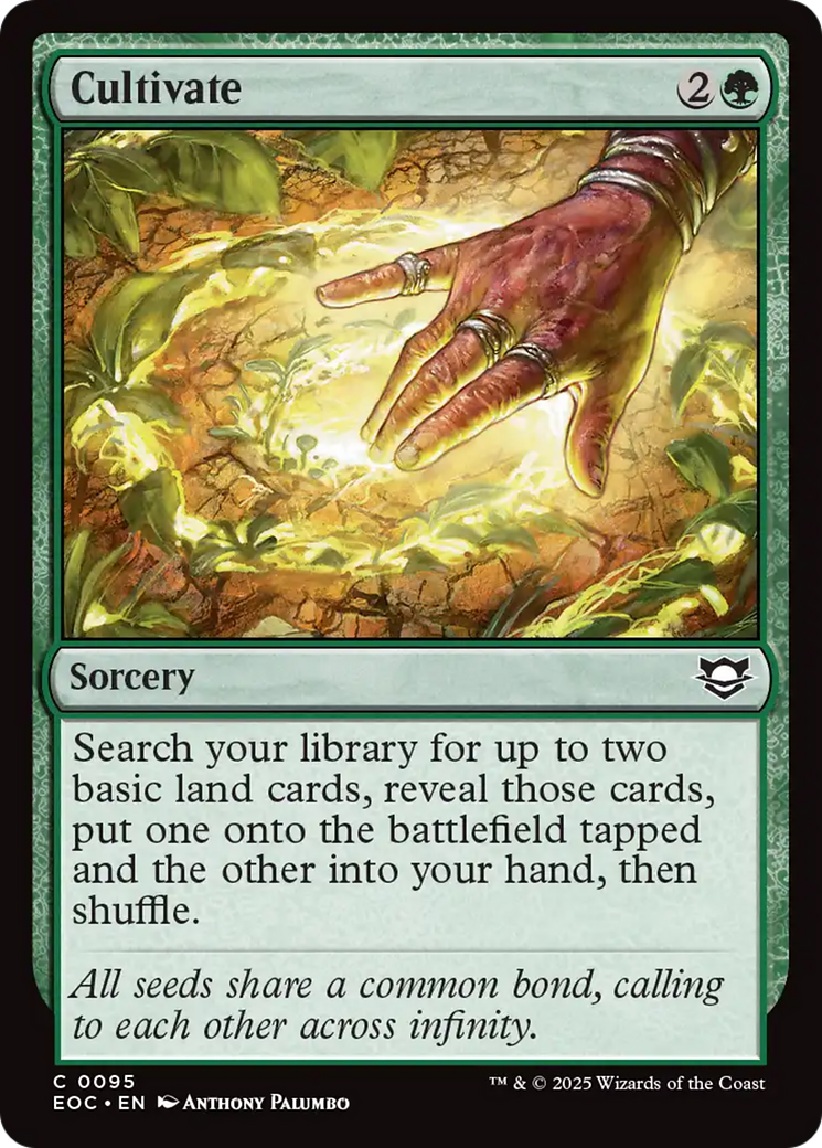 Cultivate [Edge of Eternities Commander] | Tabernacle Games