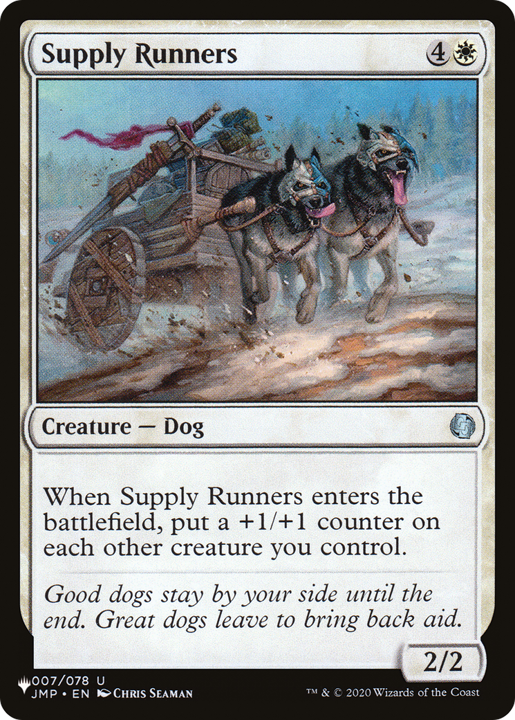 Supply Runners [The List Reprints] | Tabernacle Games