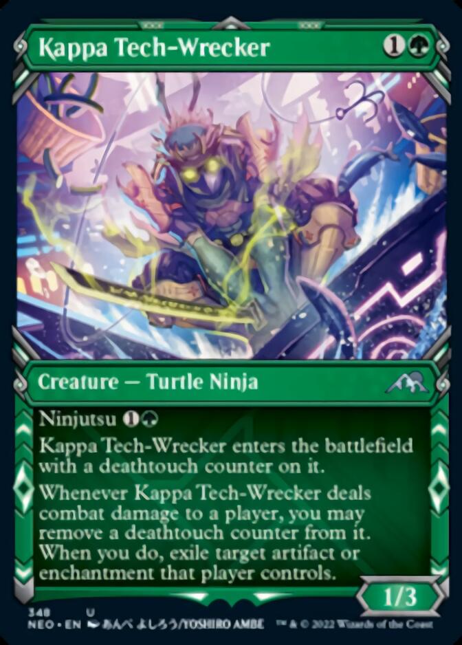 Kappa Tech-Wrecker (Showcase Ninja) [Kamigawa: Neon Dynasty] | Tabernacle Games