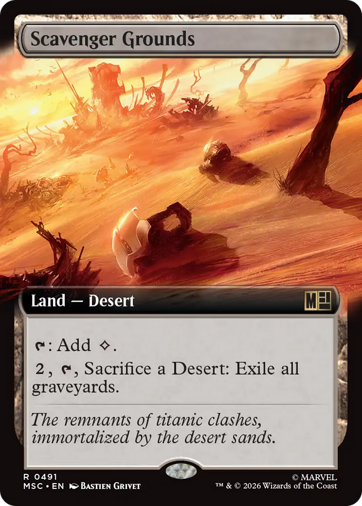 Scavenger Grounds (Extended Art) [Marvel Super Heroes Commander] | Tabernacle Games
