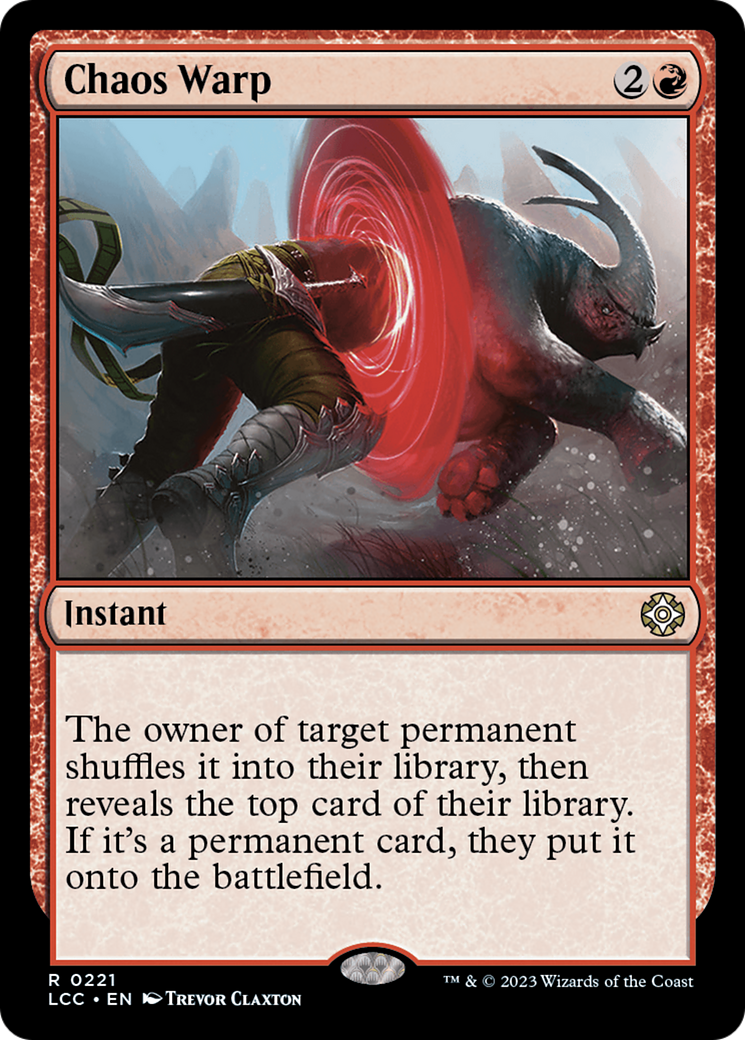 Chaos Warp [The Lost Caverns of Ixalan Commander] | Tabernacle Games