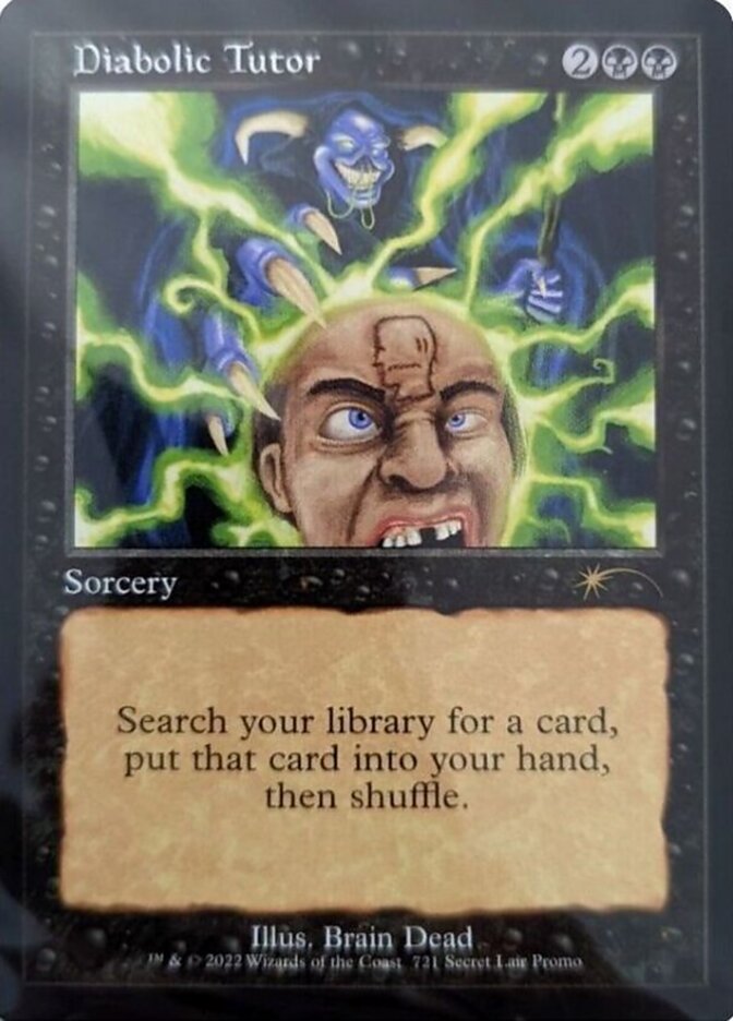 Diabolic Tutor (Retro) [Secret Lair Drop Promos] | Tabernacle Games