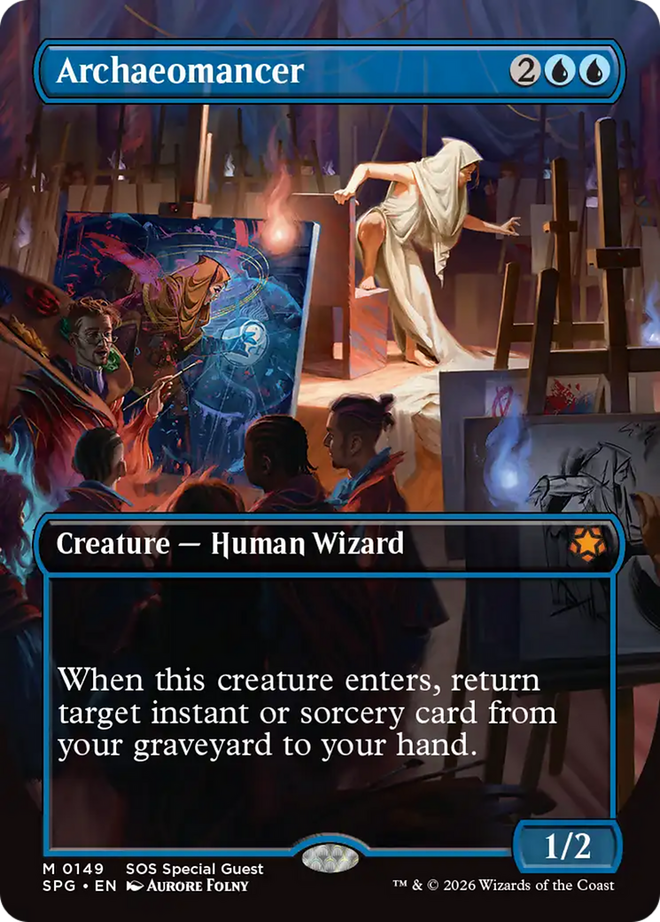 Archaeomancer (Borderless) [Secrets of Strixhaven Special Guests] | Tabernacle Games