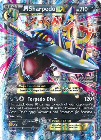 M Sharpedo EX (XY200) (Jumbo Card) [XY: Black Star Promos] | Tabernacle Games