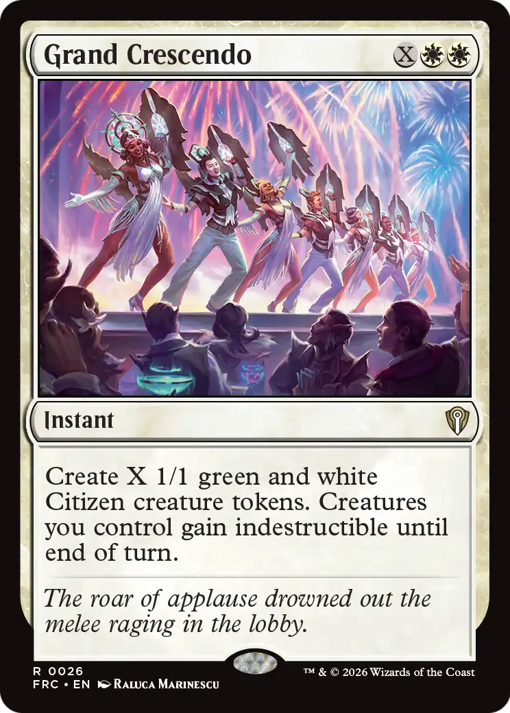 Grand Crescendo [Reality Fracture Commander] | Tabernacle Games