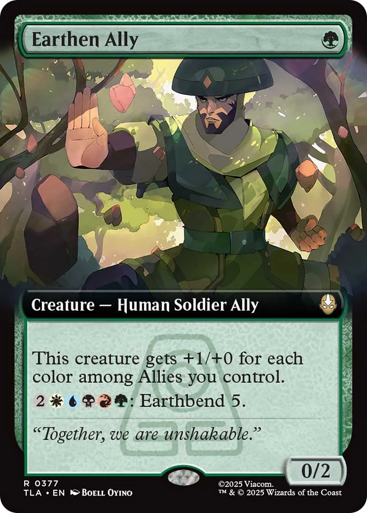 Earthen Ally (Extended Art) [Avatar: The Last Airbender] | Tabernacle Games