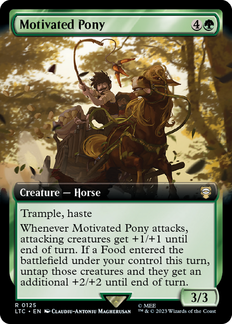 Motivated Pony (Extended Art) [The Lord of the Rings: Tales of Middle-Earth Commander] | Tabernacle Games