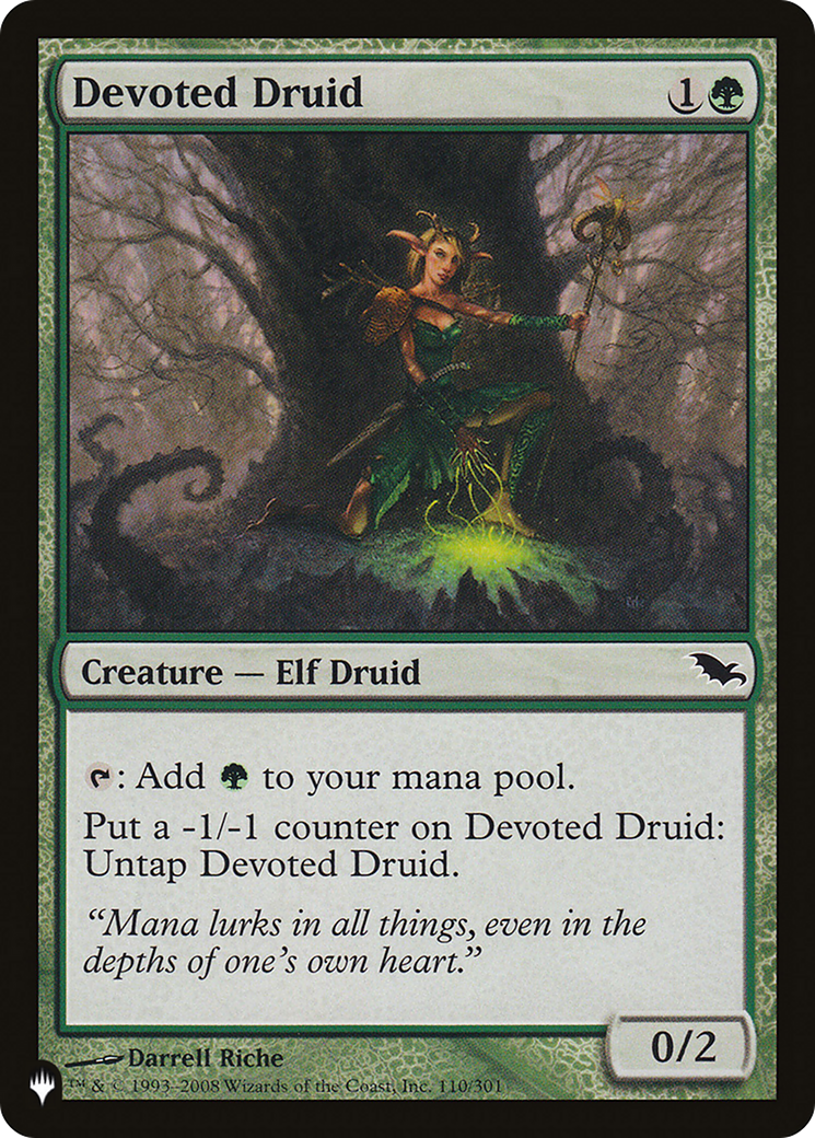 Devoted Druid (SHM) [The List Reprints] | Tabernacle Games