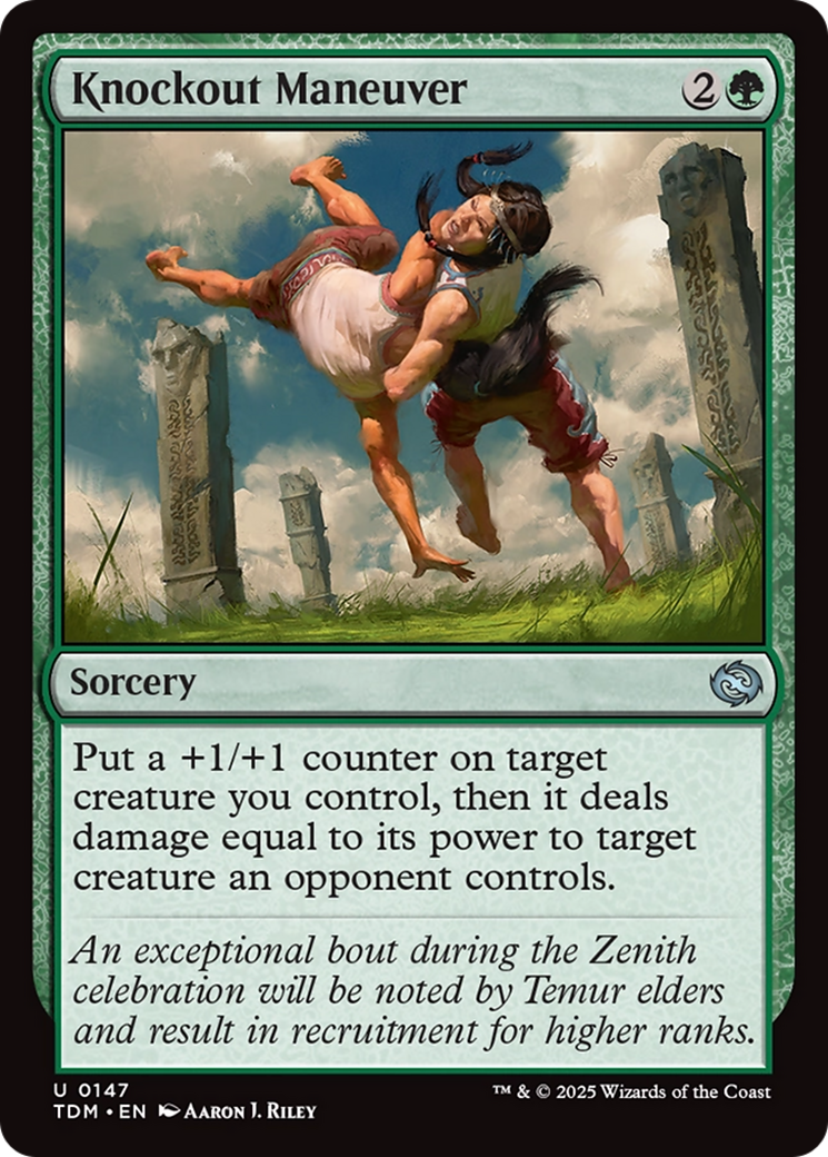 Knockout Maneuver [Tarkir: Dragonstorm] | Tabernacle Games