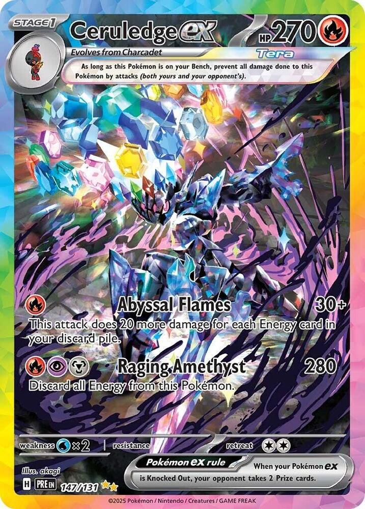 Ceruledge ex (147/131) [Scarlet & Violet: Prismatic Evolutions] | Tabernacle Games