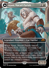 Ajani, Nacatl Pariah // Ajani, Nacatl Avenger (Borderless) [Modern Horizons 3] | Tabernacle Games