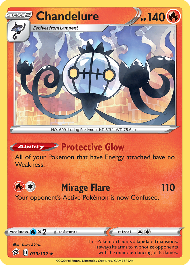 Chandelure (033/192) [Sword & Shield: Rebel Clash] | Tabernacle Games