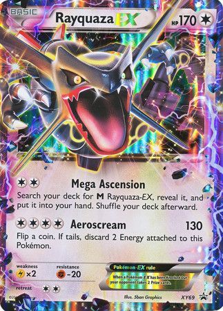 Rayquaza EX (XY69) (Jumbo Card) [XY: Black Star Promos] | Tabernacle Games