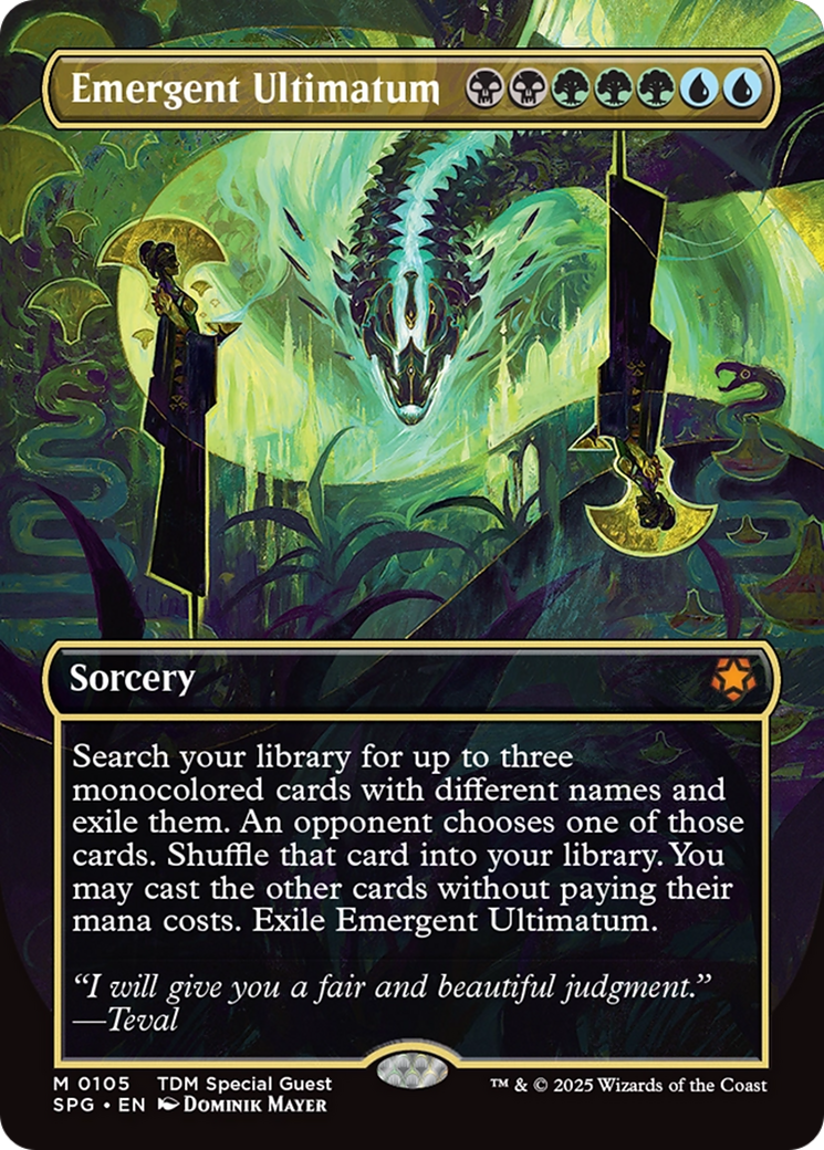 Emergent Ultimatum (Borderless) [Tarkir: Dragonstorm Special Guests] | Tabernacle Games