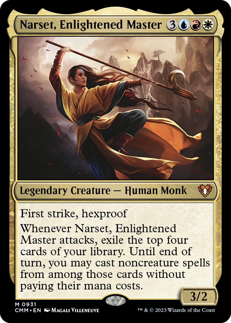 Narset, Enlightened Master [Commander Masters] | Tabernacle Games