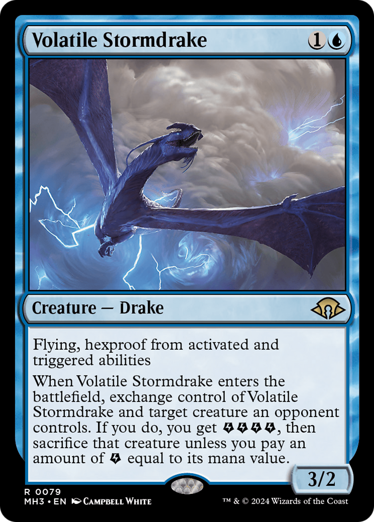 Volatile Stormdrake [Modern Horizons 3] | Tabernacle Games