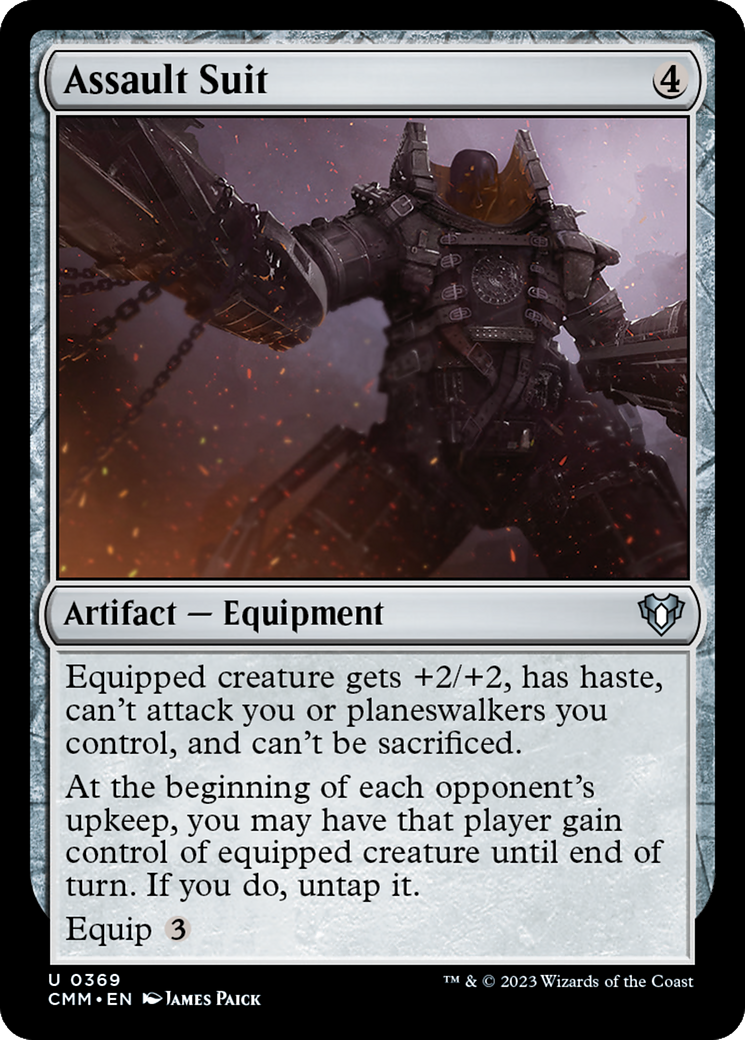 Assault Suit [Commander Masters] | Tabernacle Games