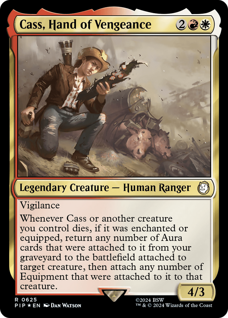 Cass, Hand of Vengeance (Surge Foil) [Fallout] | Tabernacle Games