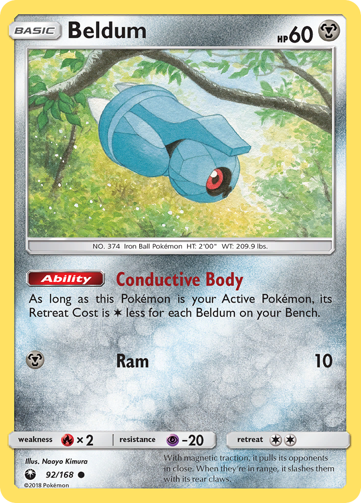 Beldum (92/168) [Sun & Moon: Celestial Storm] | Tabernacle Games
