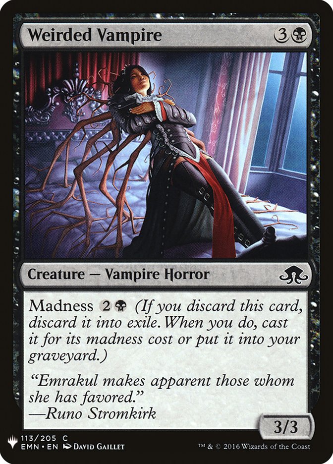 Weirded Vampire [Mystery Booster] | Tabernacle Games